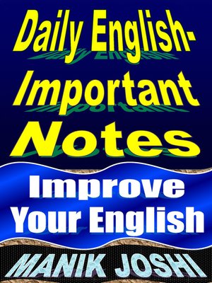 cover image of Daily English- Important Notes